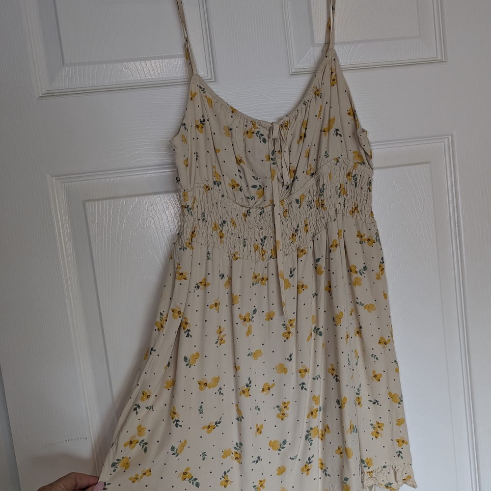 Floral Spaghetti Strap Dress